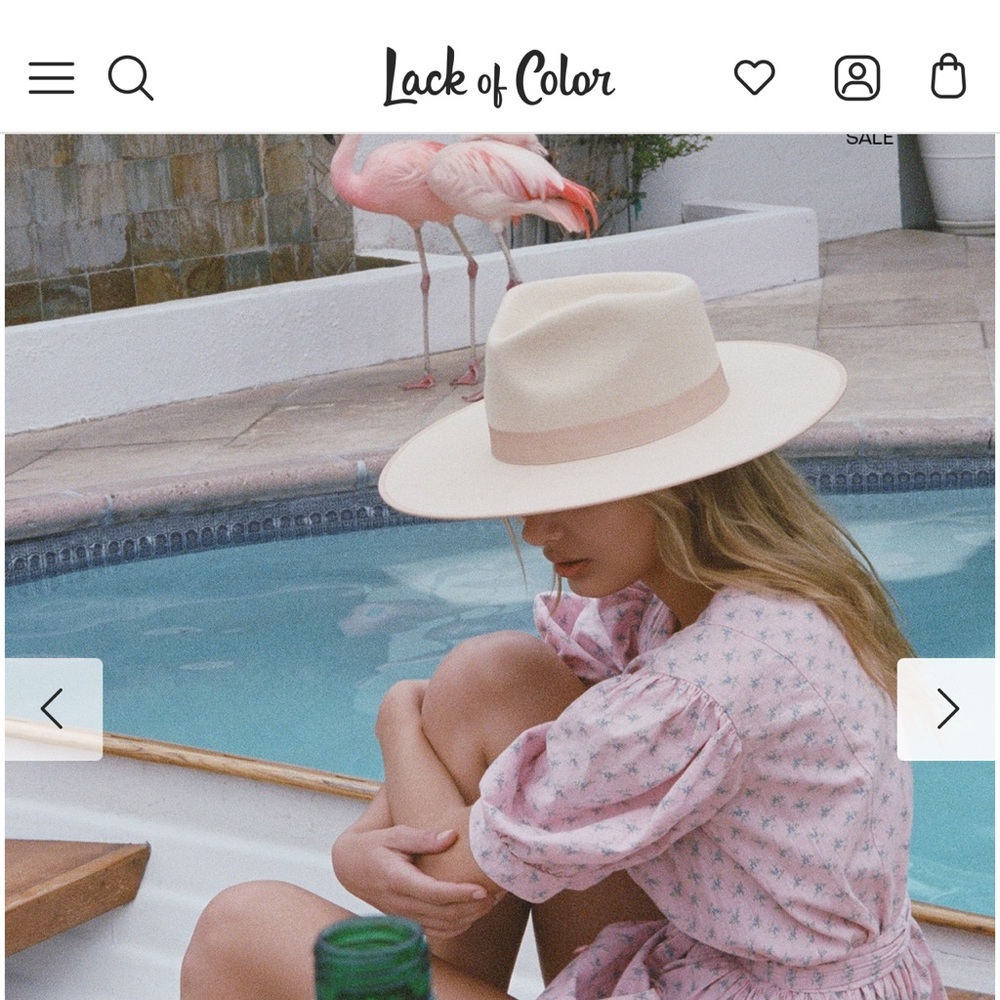 Lack of Color Hat! Worn once! 100% Australian wool